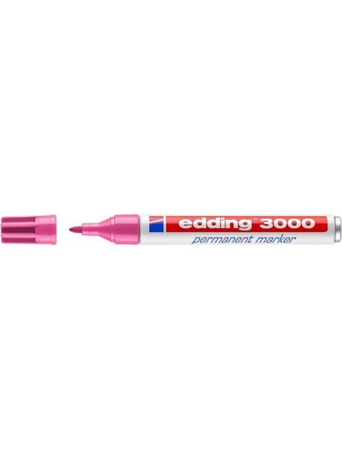 Alkoholos marker, 1,5-3 mm, kúpos, EDDING "3000", rózsaszín (TED3000R)