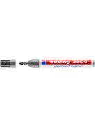 Alkoholos marker, 1,5-3 mm, kúpos, EDDING "3000", szürke (TED3000SZ)
