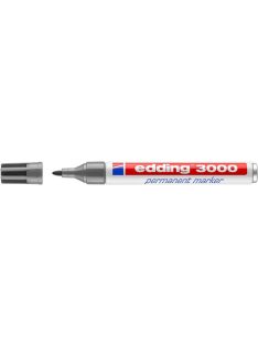   Alkoholos marker, 1,5-3 mm, kúpos, EDDING "3000", szürke (TED3000SZ)