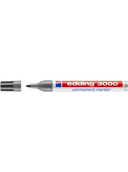 Alkoholos marker, 1,5-3 mm, kúpos, EDDING "3000", szürke (TED3000SZ)
