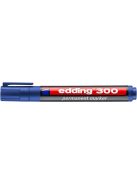 Alkoholos marker, 1,5-3 mm, kúpos, EDDING "300", kék (TED30031)
