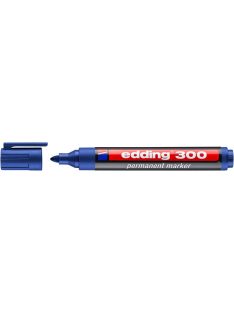   Alkoholos marker, 1,5-3 mm, kúpos, EDDING "300", kék (TED30031)