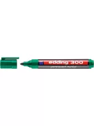 Alkoholos marker, 1,5-3 mm, kúpos, EDDING "300", zöld (TED30041)