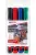 Alkoholos marker készlet, 1,5-3 mm, kúpos, EDDING "300", 4 különböző szín (TED300W)