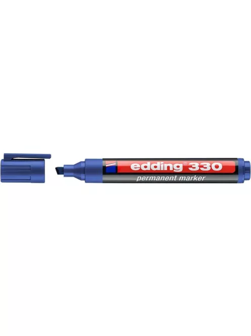 Alkoholos marker, 1-5 mm, vágott, EDDING "330", kék (TED33031)