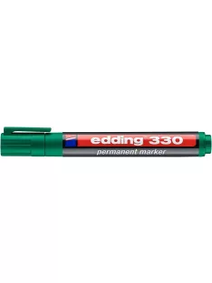   Alkoholos marker, 1-5 mm, vágott, EDDING "330", zöld (TED33041)