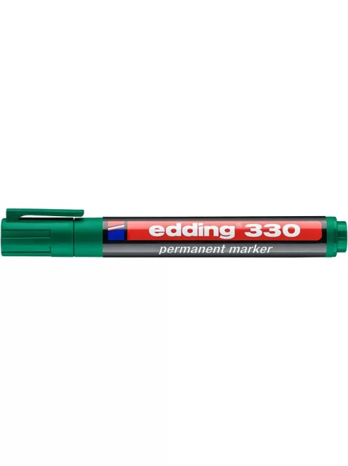 Alkoholos marker, 1-5 mm, vágott, EDDING "330", zöld (TED33041)