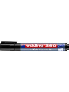   Tábla- és flipchart marker, 1,5-3 mm, kúpos, EDDING "360", fekete (TED36011)