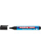 Flipchart marker, 1,5-3 mm, kúpos, EDDING "380", fekete (TED380FK)