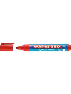   Flipchart marker, 1,5-3 mm, kúpos, EDDING "380", piros (TED380P)