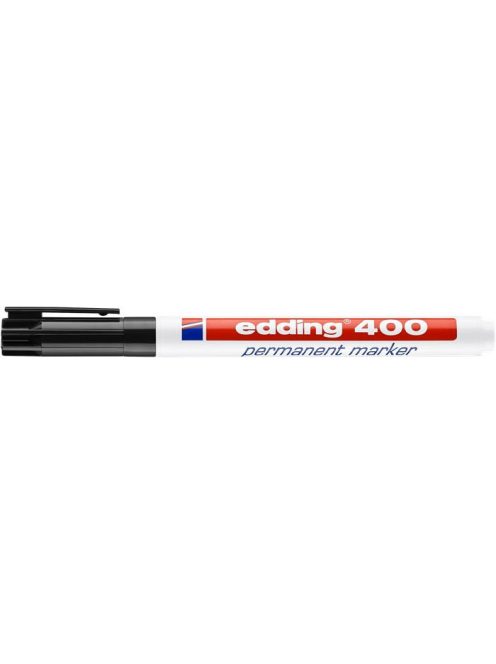 Alkoholos marker, 1 mm, EDDING "400", fekete (TED400FK)