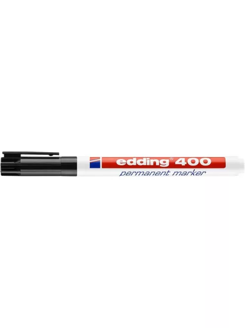 Alkoholos marker, 1 mm, EDDING "400", fekete (TED400FK)