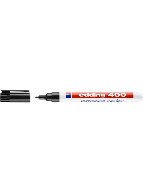 Alkoholos marker, 1 mm, EDDING "400", fekete (TED400FK)