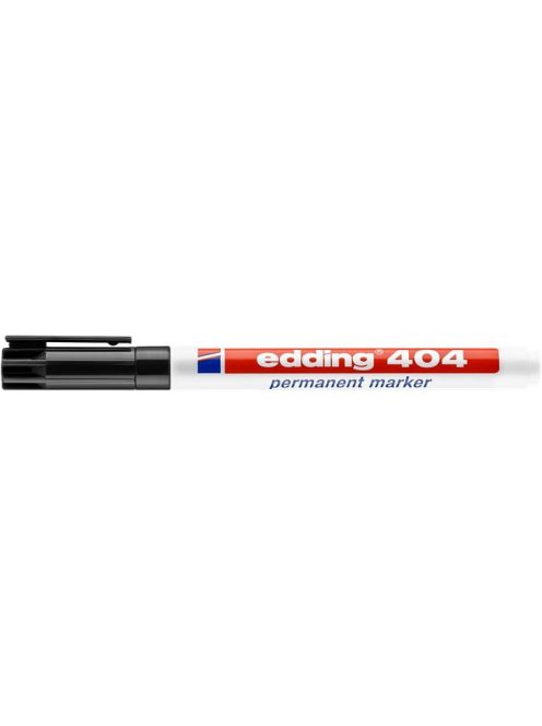 Alkoholos marker, 0,75 mm, kúpos, EDDING "404", fekete (TED404FK)