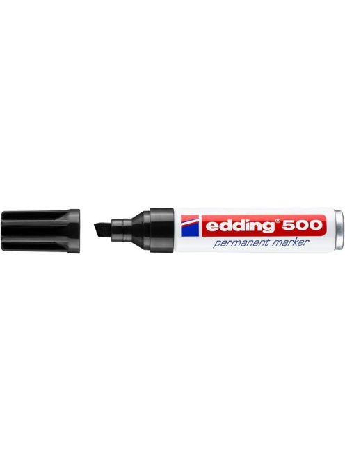 Alkoholos marker, 2-7 mm, vágott, EDDING "500", fekete (TED500FK)