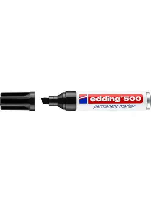 Alkoholos marker, 2-7 mm, vágott, EDDING "500", fekete (TED500FK)