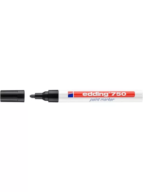 Lakkmarker, 2-4 mm, EDDING "750", fekete (TED75013)