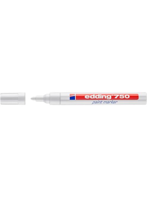 Lakkmarker, 2-4 mm, EDDING "750", fehér (TED7501)