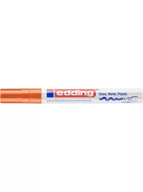 Lakkmarker, 2-4 mm, EDDING "750", narancssárga (TED7503)