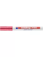 Lakkmarker, 2-4 mm, EDDING "750", piros (TED7504)