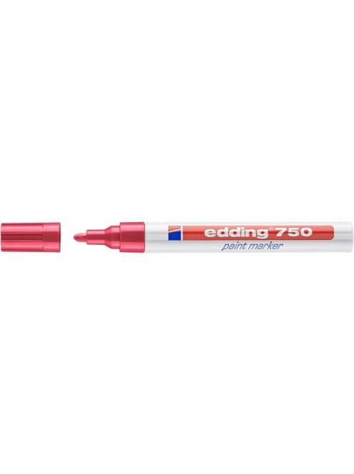 Lakkmarker, 2-4 mm, EDDING "750", piros (TED7504)