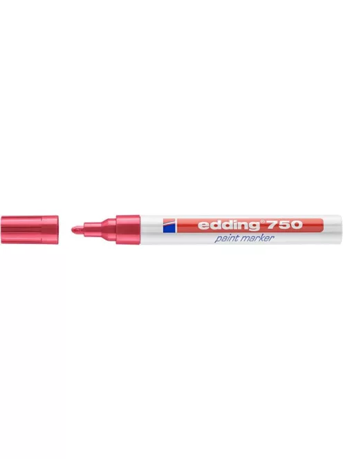 Lakkmarker, 2-4 mm, EDDING "750", piros (TED7504)