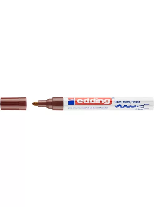 Lakkmarker, 2-4 mm, EDDING "750", barna (TED7505)
