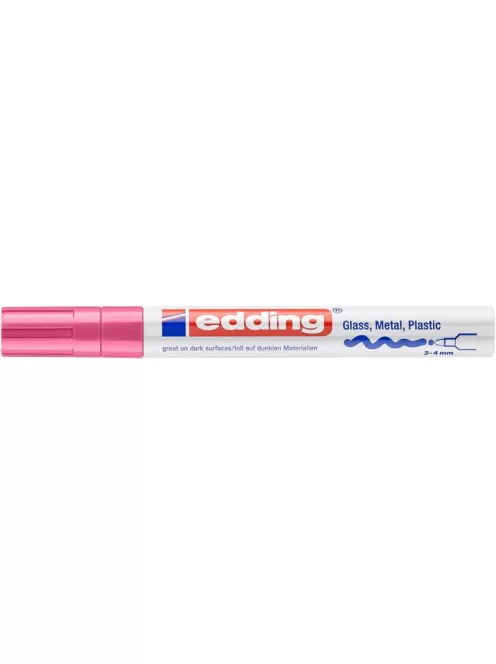 Lakkmarker, 2-4 mm, EDDING "750", rózsaszín (TED7506)