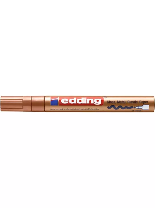 Lakkmarker, 2-4 mm, EDDING "750", vörösréz (TED750RZ)