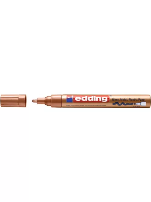 Lakkmarker, 2-4 mm, EDDING "750", vörösréz (TED750RZ)