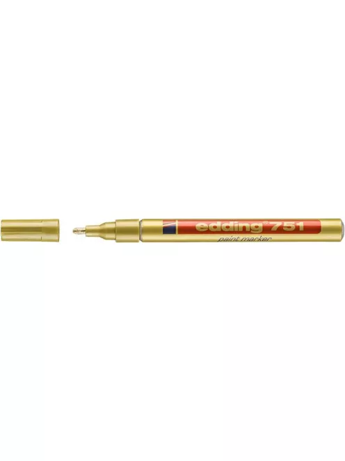Lakkmarker, 1-2 mm, EDDING "751", arany (TED75111)