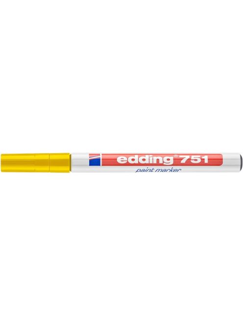 Lakkmarker, 1-2 mm, EDDING "751", sárga (TED7512)
