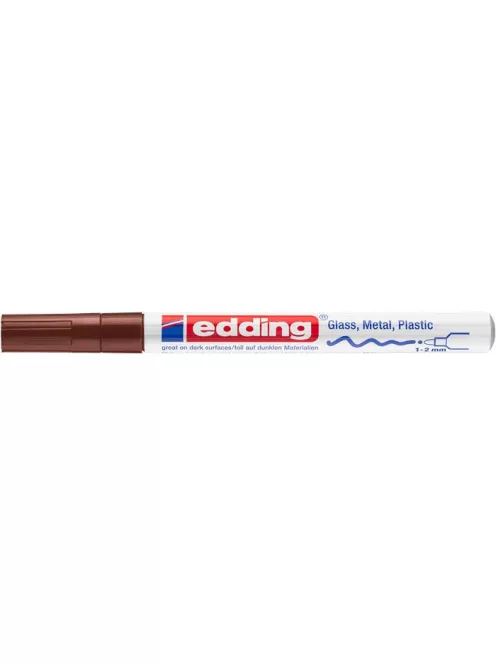Lakkmarker, 1-2 mm, EDDING "751", barna (TED7515)