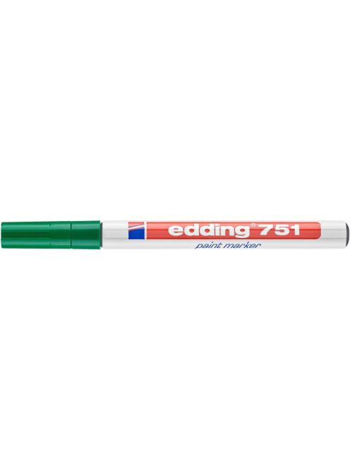 Lakkmarker, 1-2 mm, EDDING "751", zöld (TED7517)