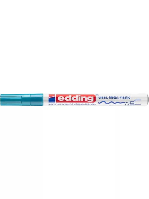 Lakkmarker, 1-2 mm, EDDING "751", világoskék (TED7518)