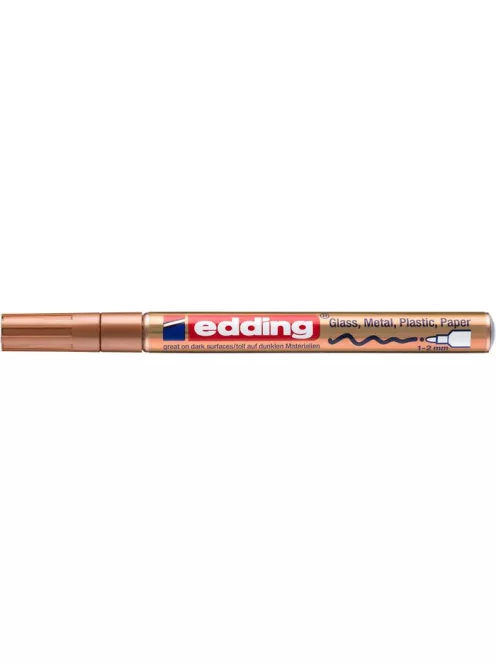 Lakkmarker, 1-2 mm, EDDING "751", vörösréz (TED751RC)