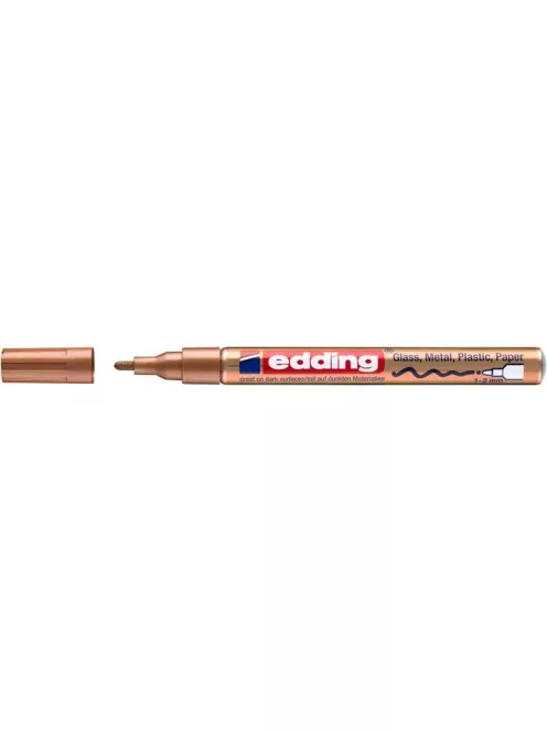 Lakkmarker, 1-2 mm, EDDING "751", vörösréz (TED751RC)