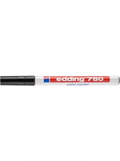 Lakkmarker, 0,8 mm, EDDING "780", fekete (TED780FK)