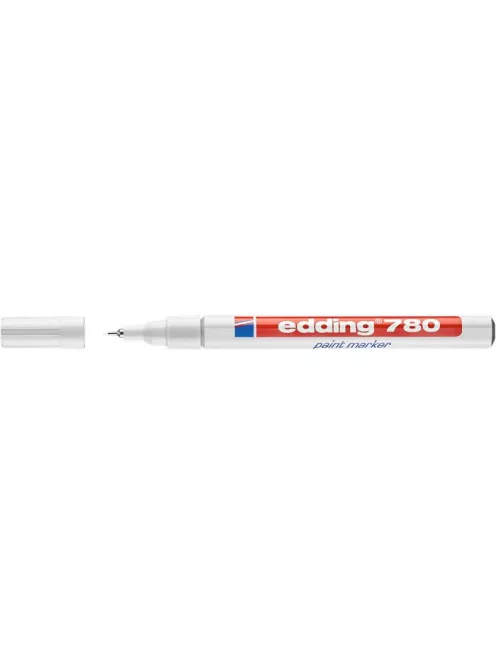 Lakkmarker, 0,8 mm, EDDING "780", fehér (TED780F)