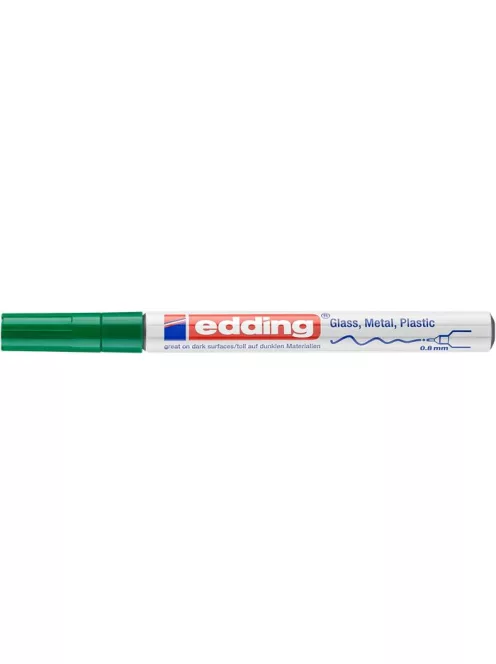 Lakkmarker, 0,8 mm, EDDING "780", zöld (TED780Z)