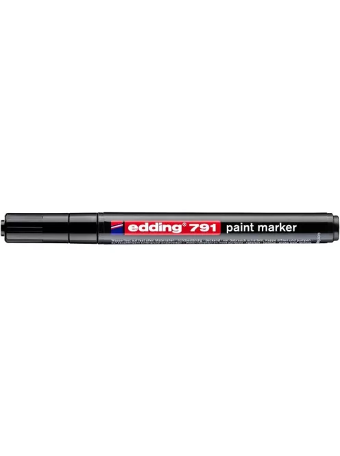 Lakkmarker, 1-2 mm, EDDING "791", fekete (TED791FK)