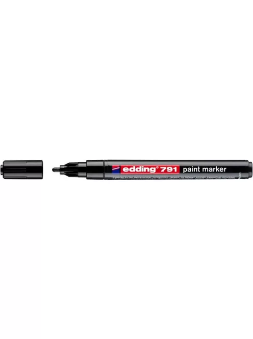 Lakkmarker, 1-2 mm, EDDING "791", fekete (TED791FK)