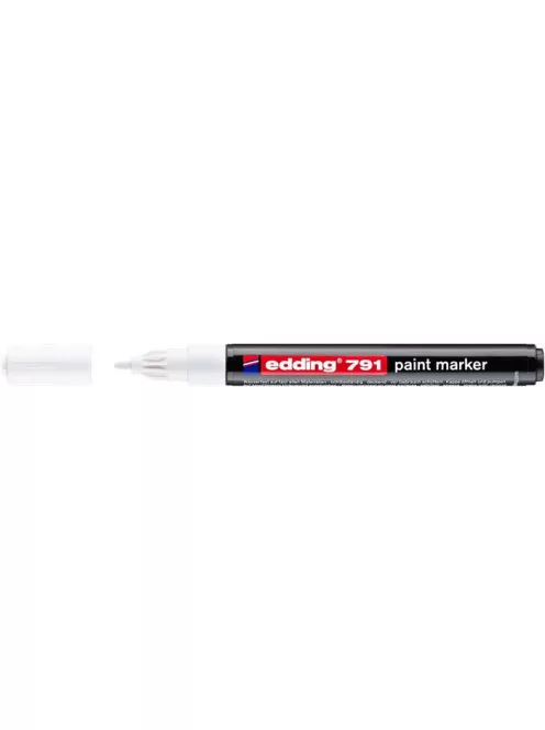 Lakkmarker, 1-2 mm, EDDING "791", fehér (TED791F)