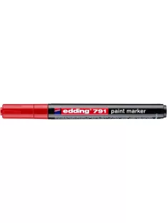 Lakkmarker, 1-2 mm, EDDING "791", piros (TED791P)