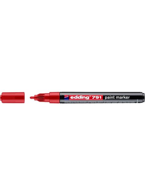 Lakkmarker, 1-2 mm, EDDING "791", piros (TED791P)