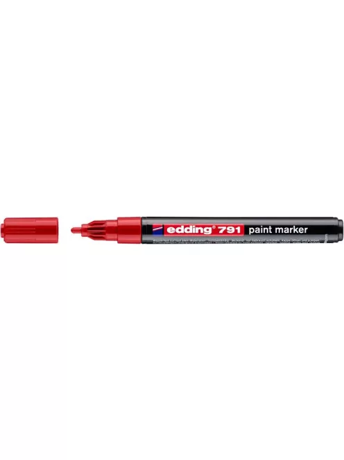 Lakkmarker, 1-2 mm, EDDING "791", piros (TED791P)