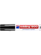 Alkoholos marker, 4-12 mm, vágott, EDDING "800", fekete (TED800FK)