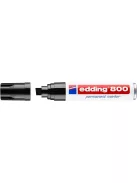 Alkoholos marker, 4-12 mm, vágott, EDDING "800", fekete (TED800FK)
