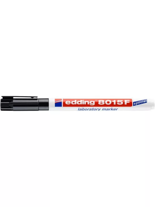 Laboratóriumi marker, 0,75 mm, kúpos, EDDING "8015", fekete (TED8015)