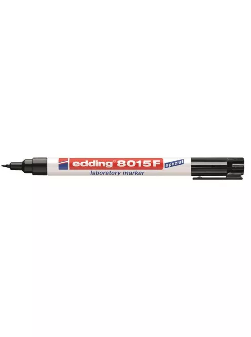 Laboratóriumi marker, 0,75 mm, kúpos, EDDING "8015", fekete (TED8015)